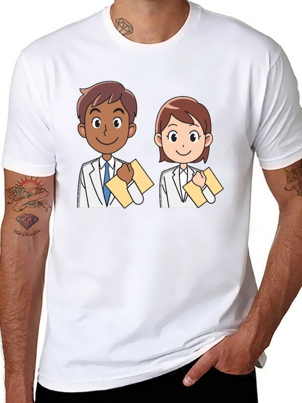 Doctors Cartoon Graphic T-Shirt