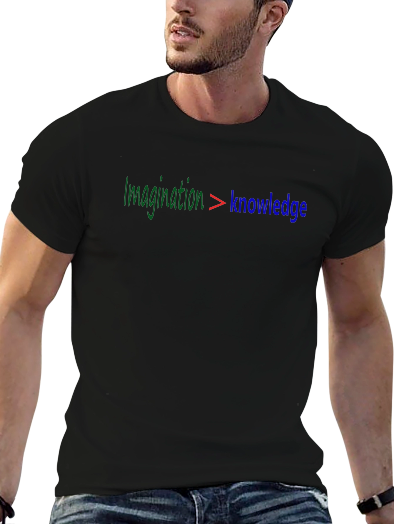 Imagination Over Knowledge Graphic T-Shirt
