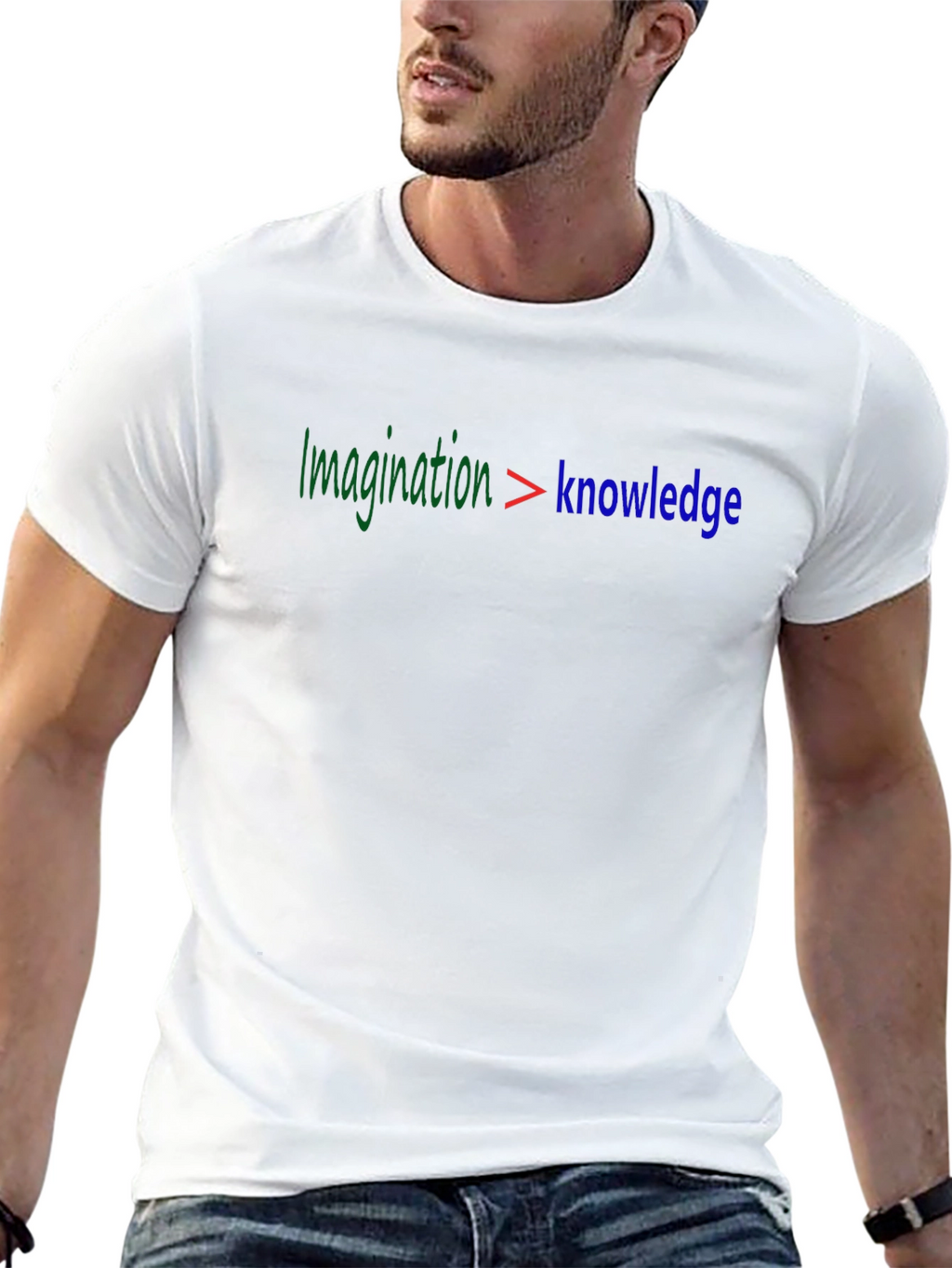 Imagination Over Knowledge Graphic T-Shirt