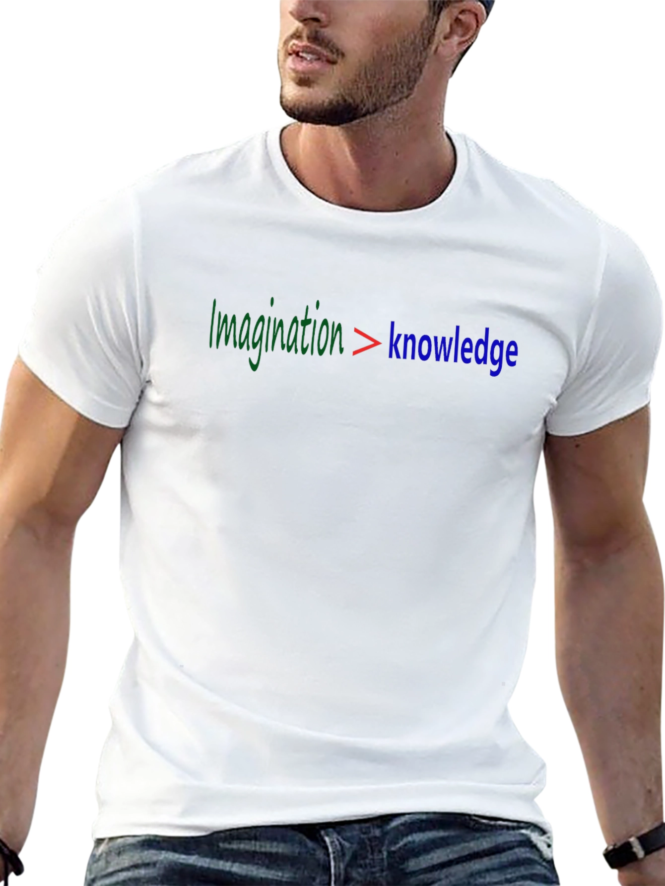Imagination Over Knowledge Graphic T-Shirt