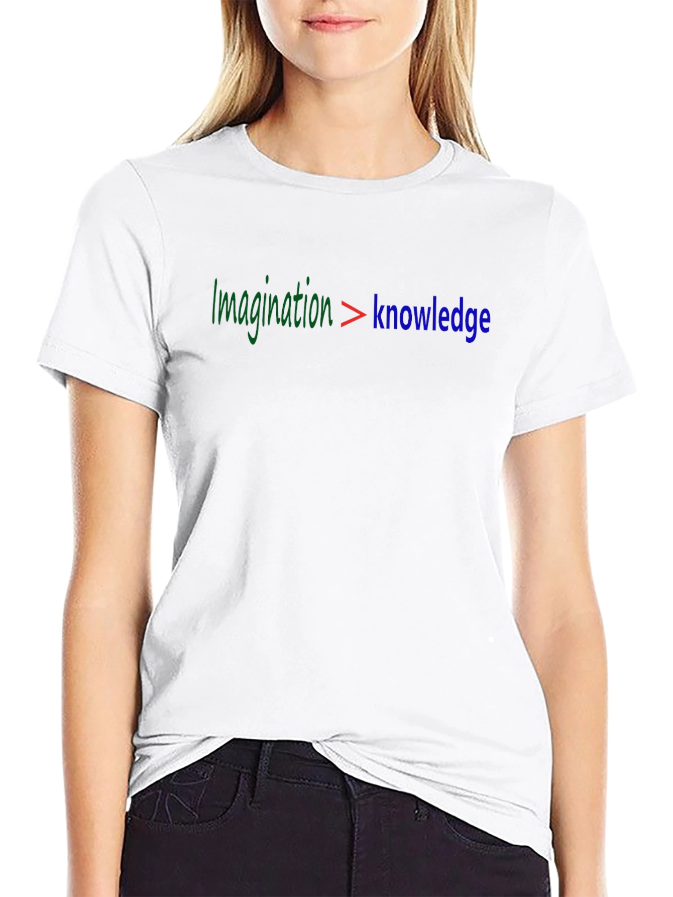 Imagination Over Knowledge Graphic T-Shirt
