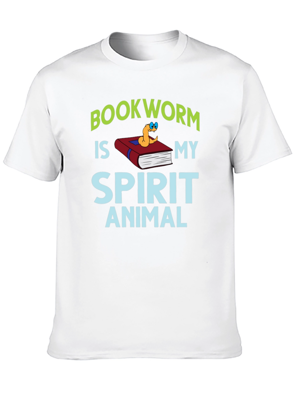 Bookworm Spirit Animal Graphic Tee - Black