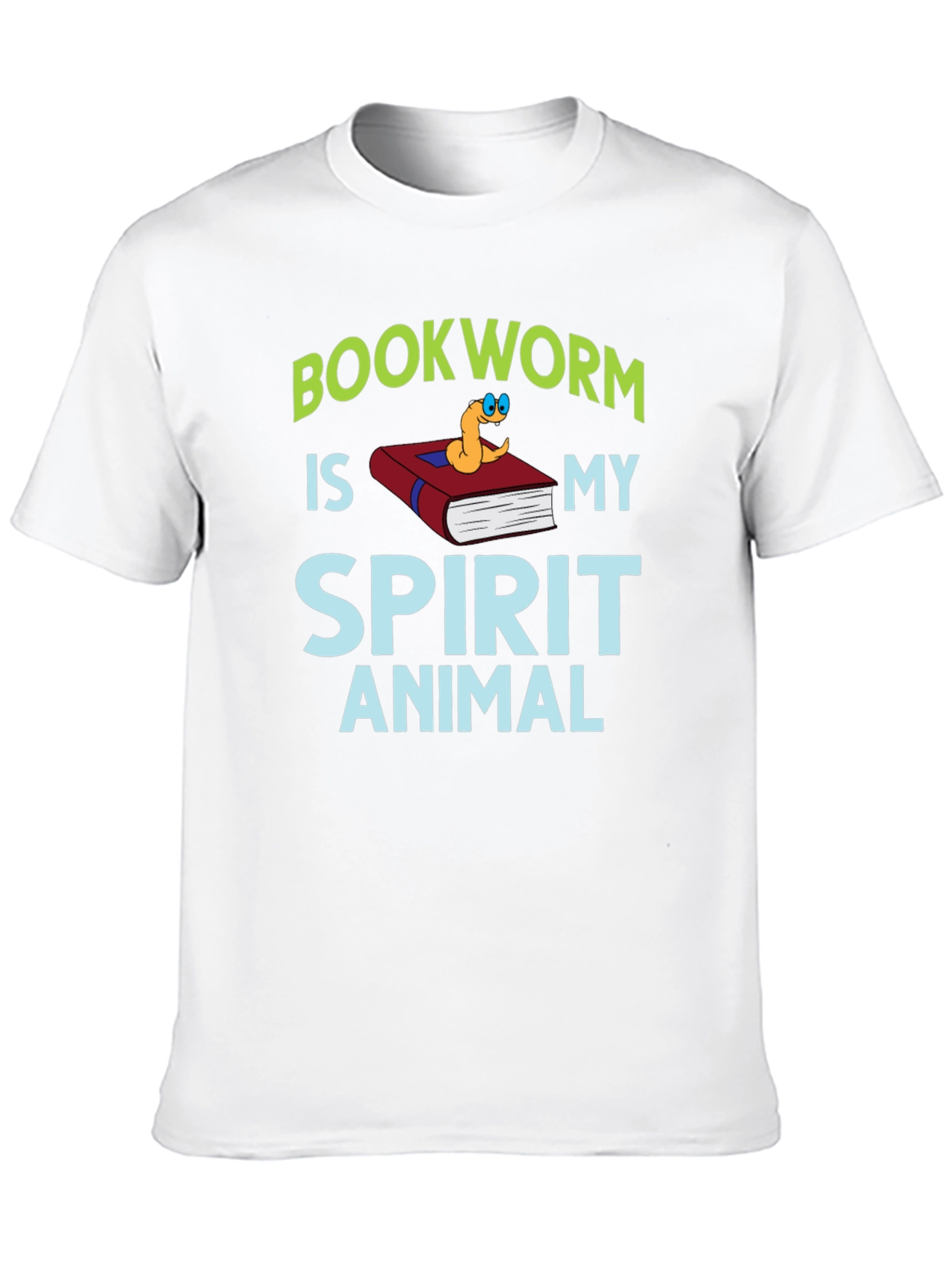 Bookworm Spirit Animal Graphic Tee - Black