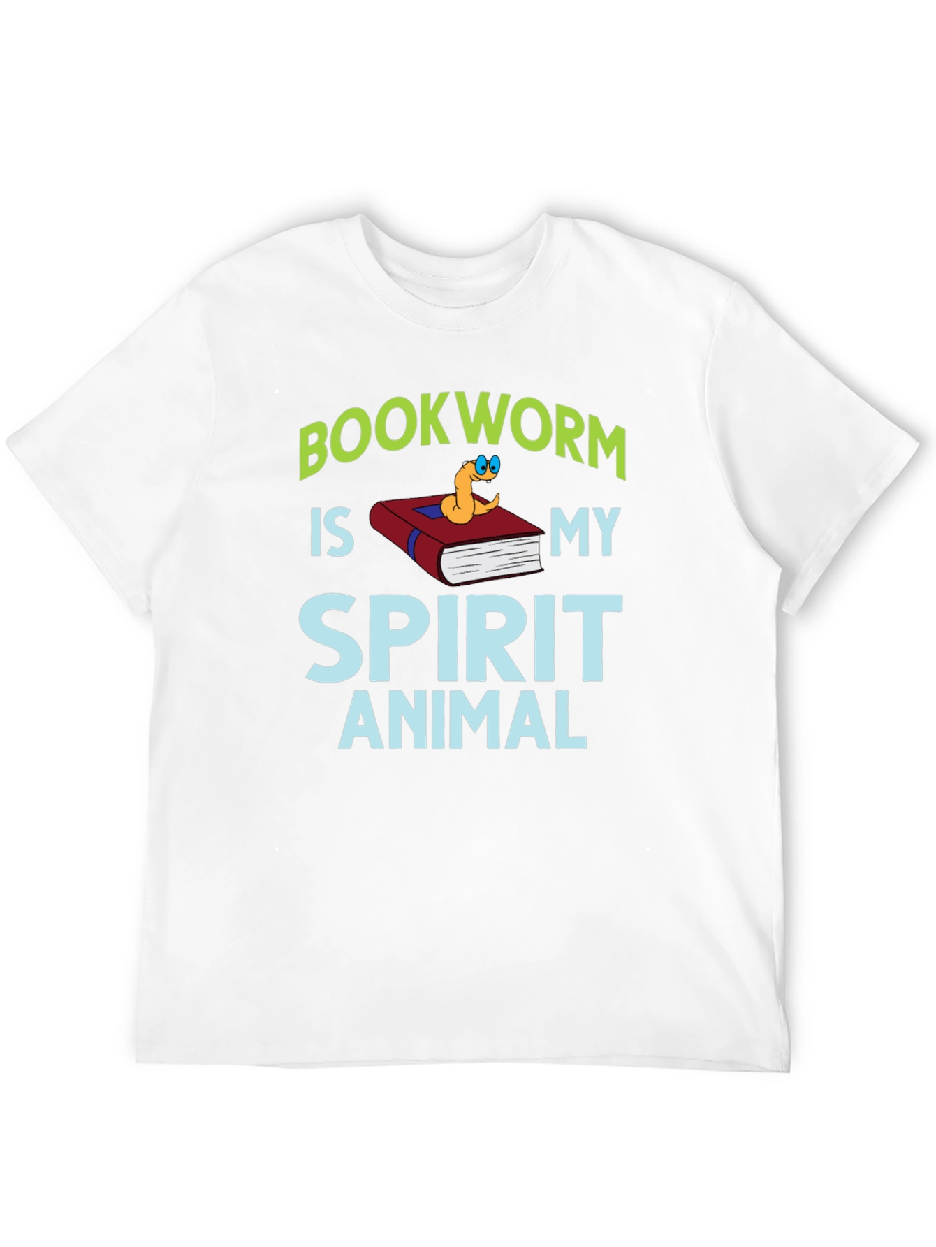Bookworm Spirit Animal Graphic Tee - Black