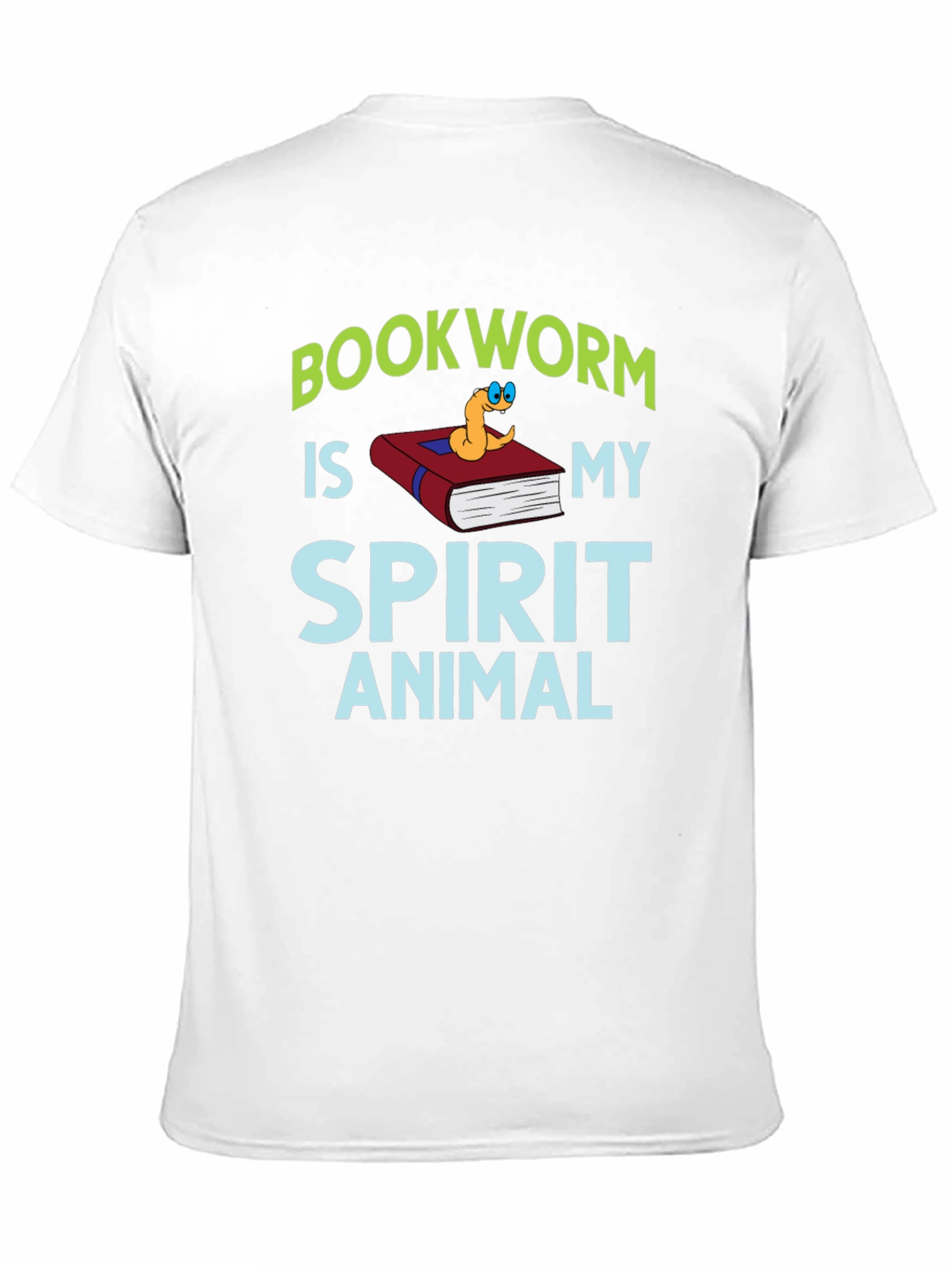 Bookworm Spirit Animal Graphic Tee - Black