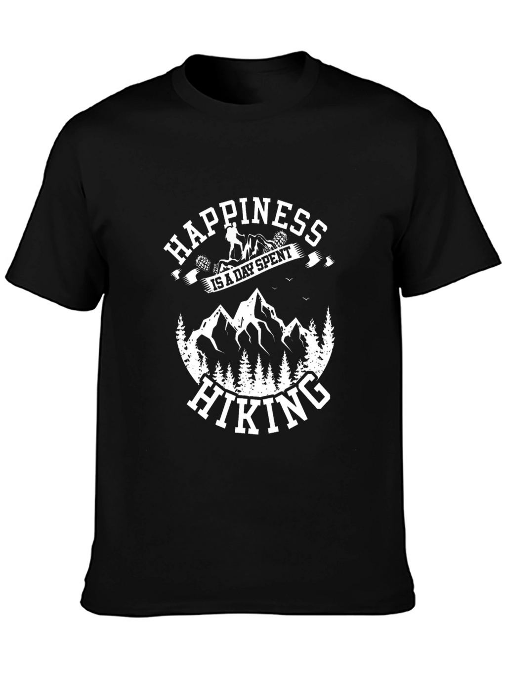 Happiness is Hiking T-Shirt - Outdoor Adventure