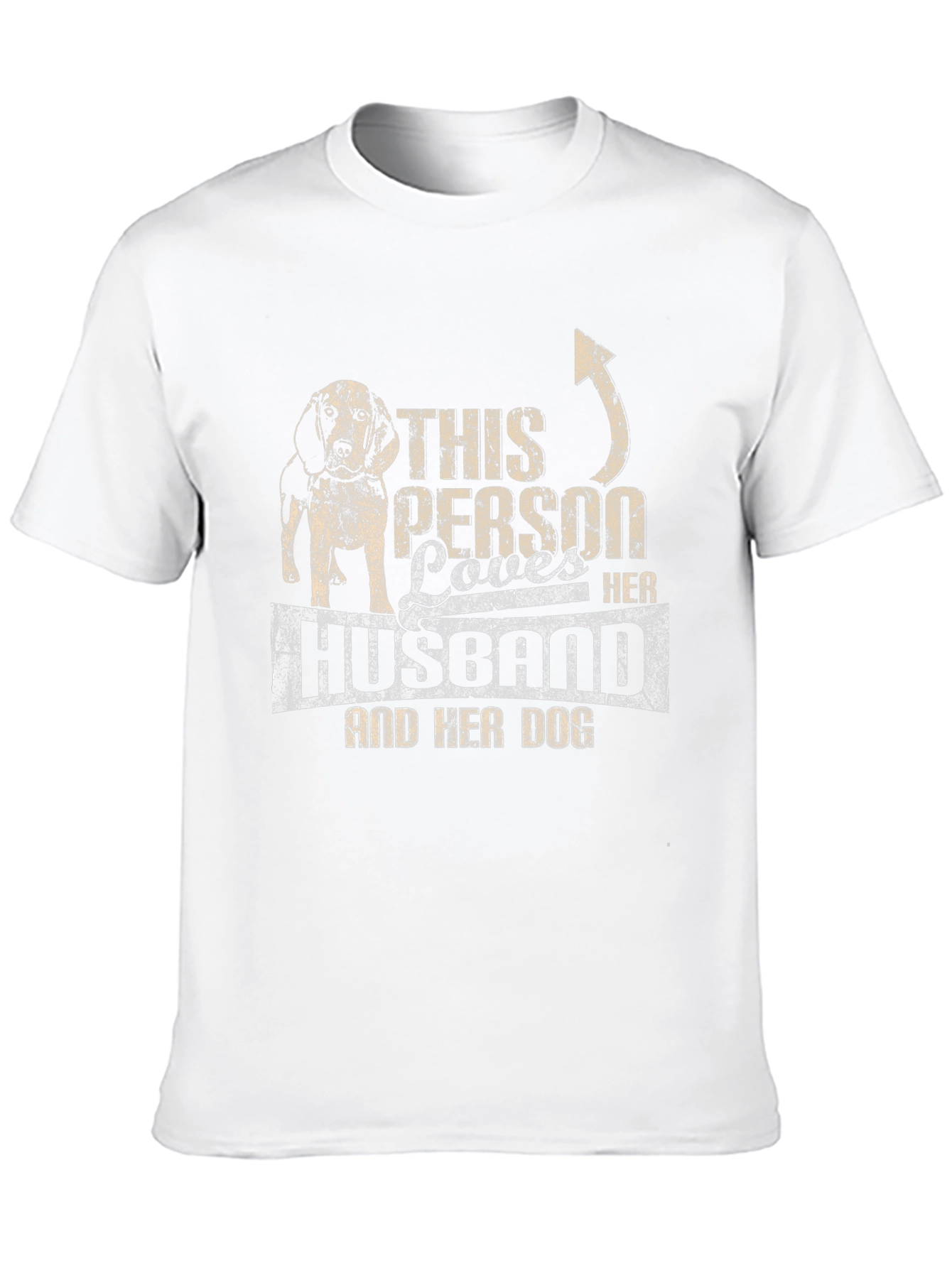 This Person Loves Her Husband and Dog T-Shirt