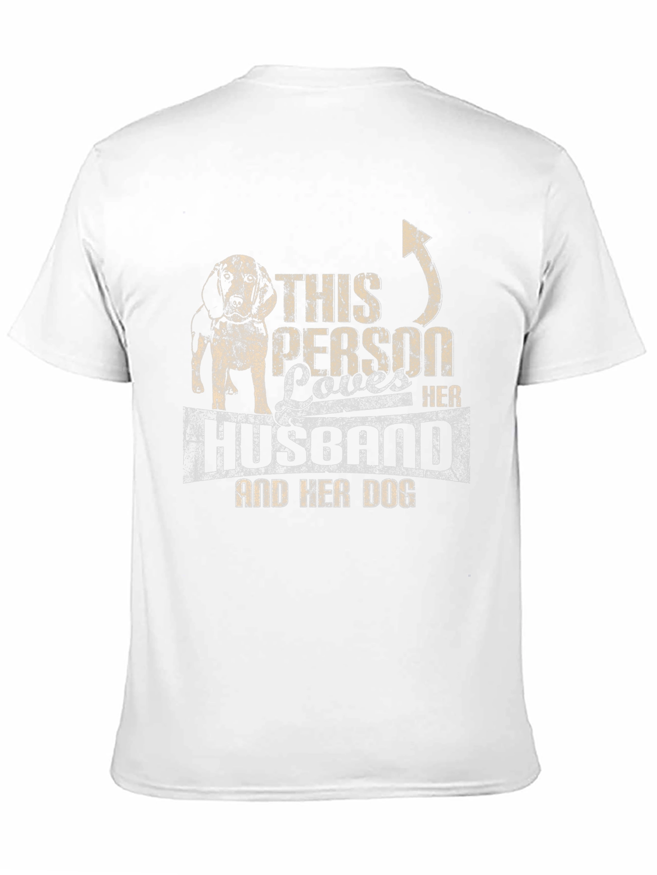 This Person Loves Her Husband and Dog T-Shirt