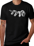 Snake Graphic T-Shirt - Cool Serpent Design