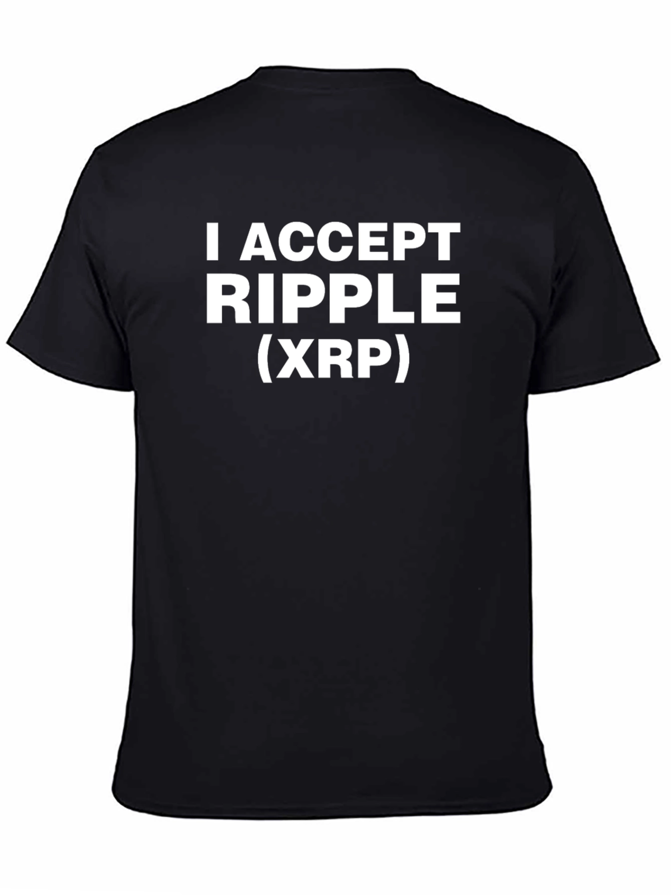 I Accept Ripple (XRP) Crypto T-Shirt