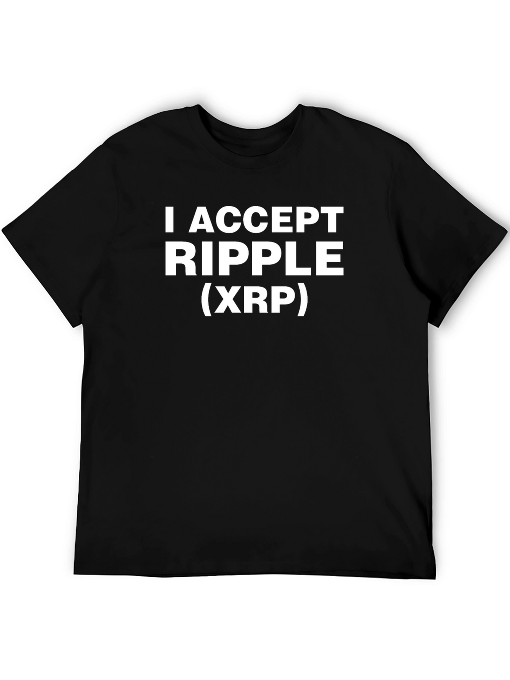 I Accept Ripple (XRP) Crypto T-Shirt