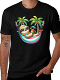 Relaxing Sloth Graphic Tee
