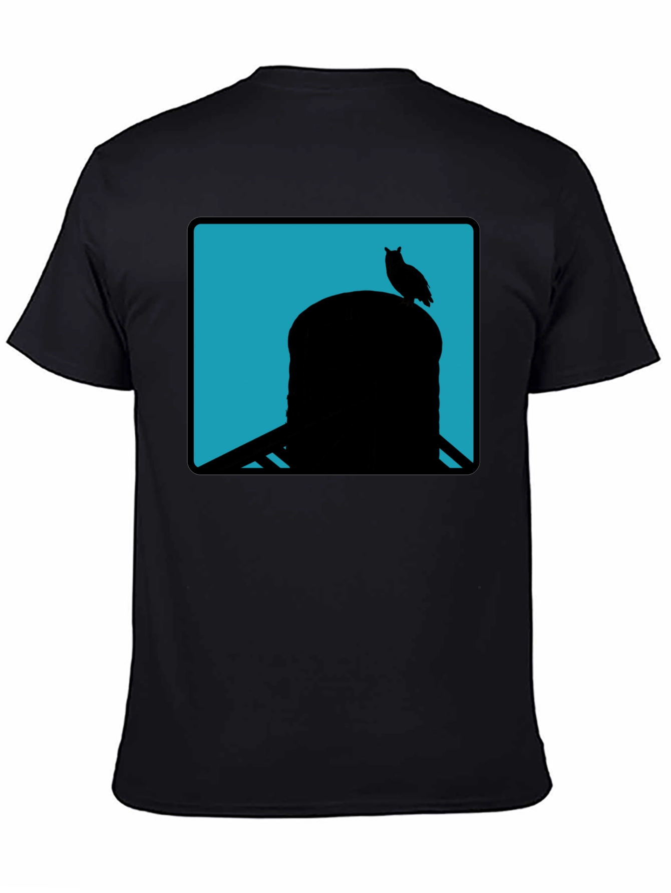 Owl Silhouette Tee - Cool Graphic Print Shirt