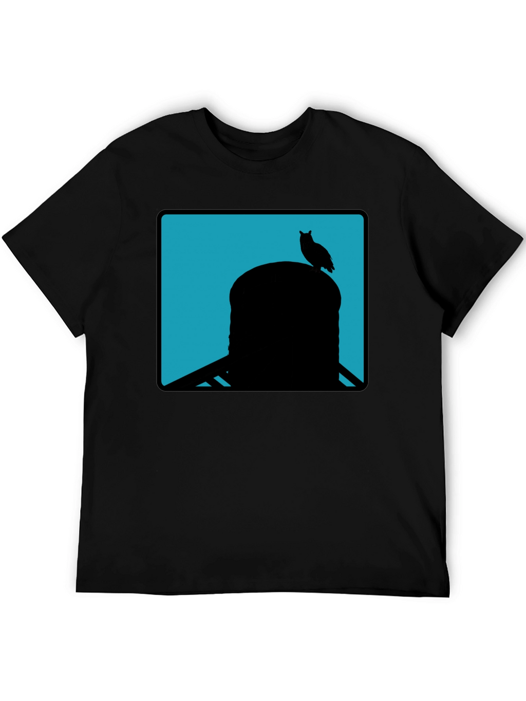Owl Silhouette Tee - Cool Graphic Print Shirt