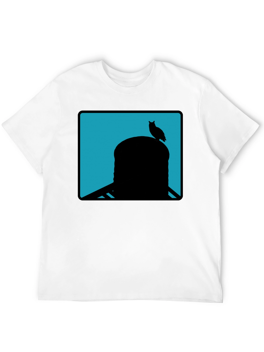 Owl Silhouette Tee - Cool Graphic Print Shirt
