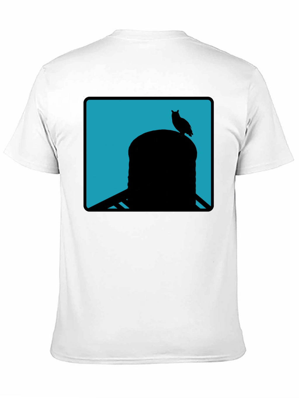 Owl Silhouette Tee - Cool Graphic Print Shirt
