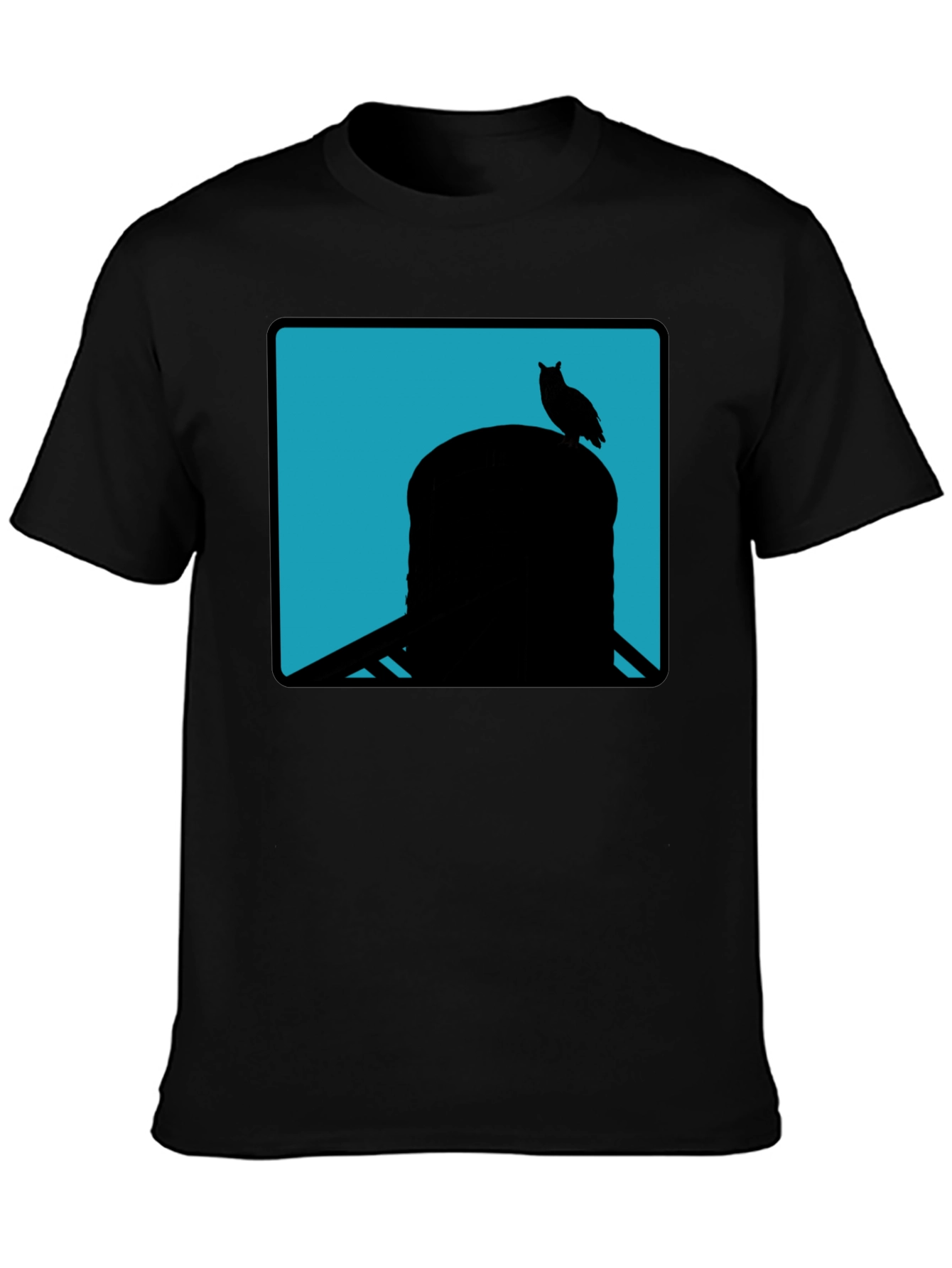 Owl Silhouette Tee - Cool Graphic Print Shirt