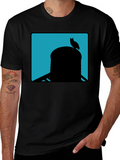 Owl Silhouette Tee - Cool Graphic Print Shirt