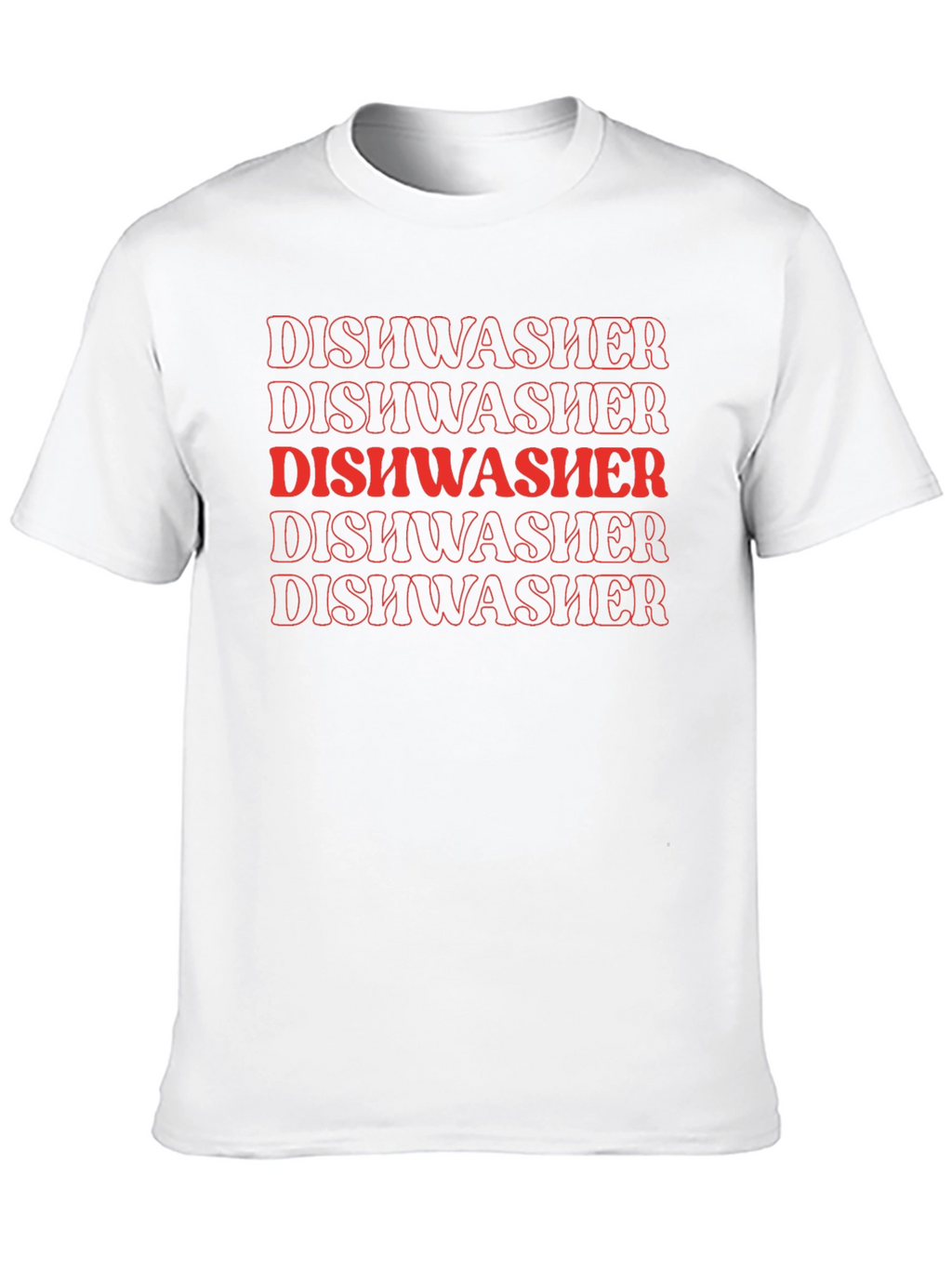 Dishwasher Graphic Tee - Bold Statement Shirt