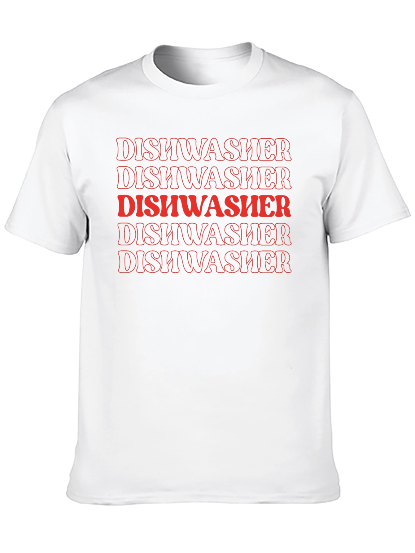 Dishwasher Graphic Tee - Bold Statement Shirt