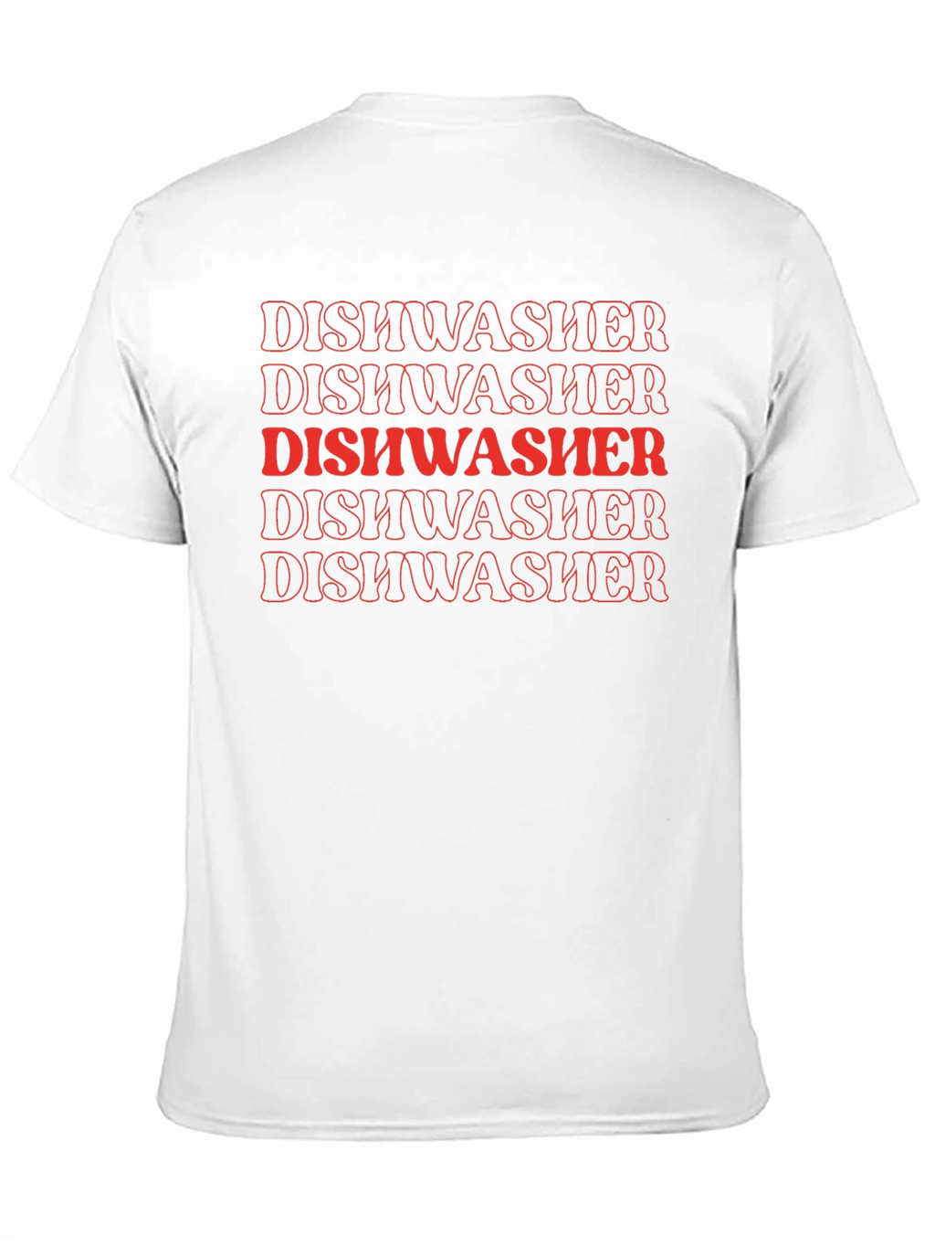 Dishwasher Graphic Tee - Bold Statement Shirt