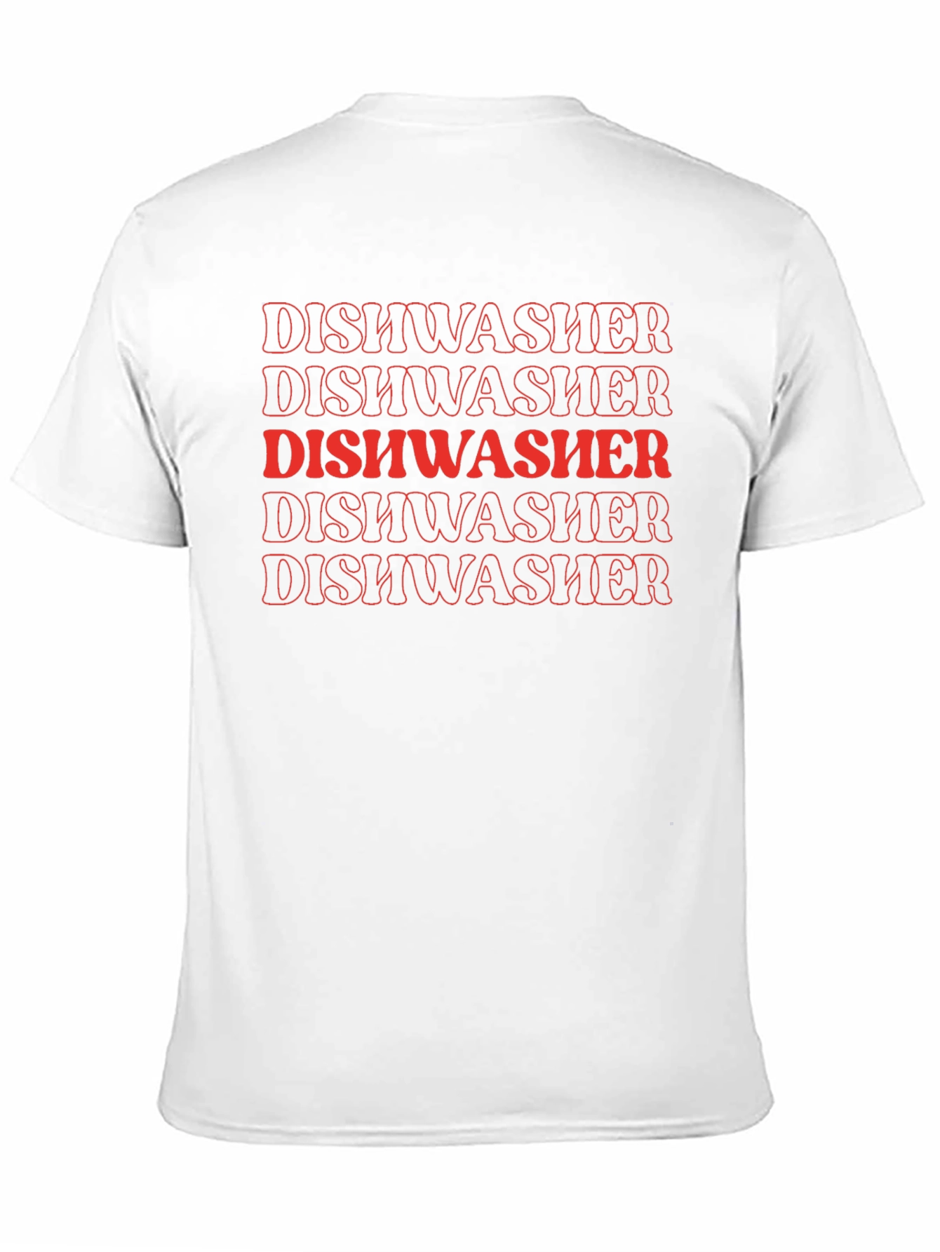 Dishwasher Graphic Tee - Bold Statement Shirt