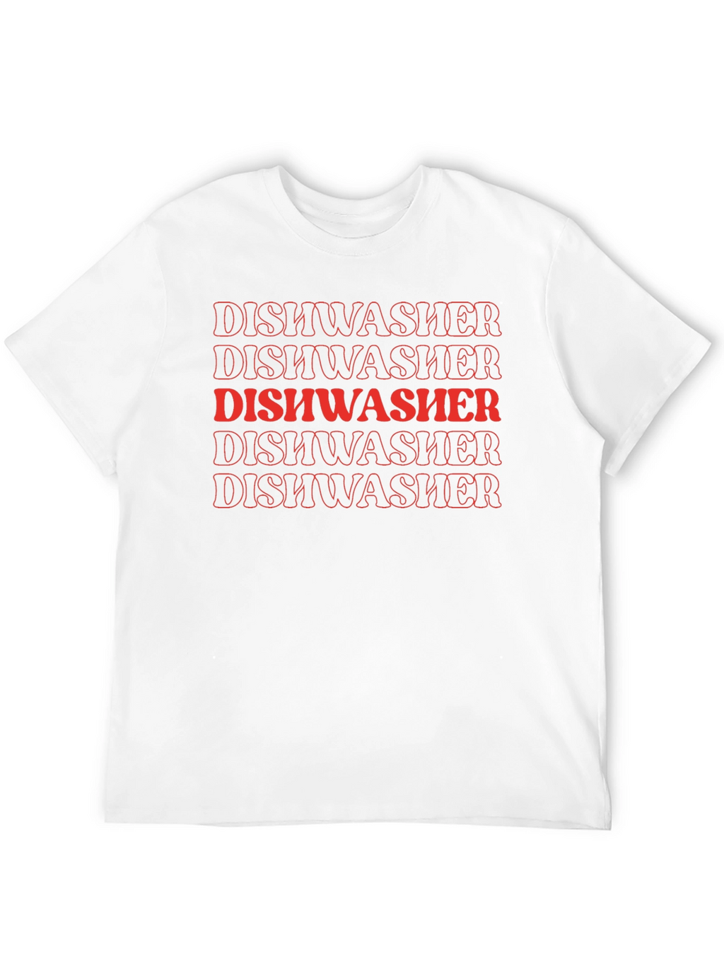 Dishwasher Graphic Tee - Bold Statement Shirt