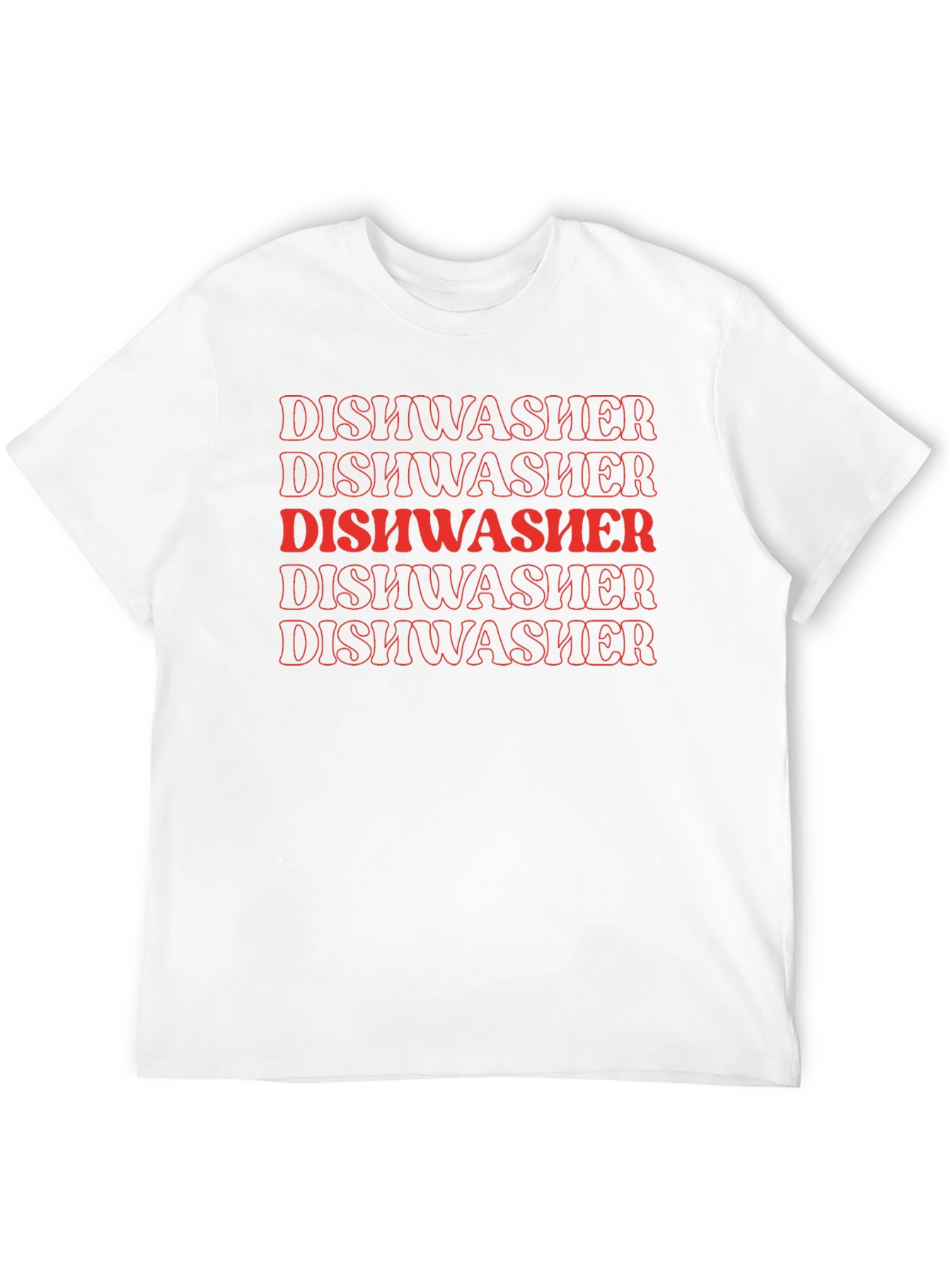 Dishwasher Graphic Tee - Bold Statement Shirt