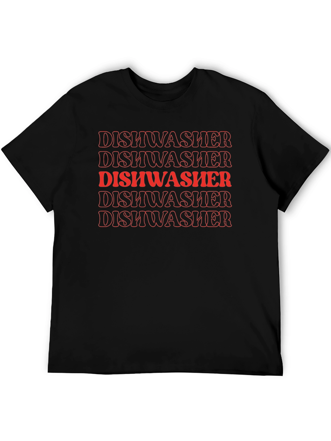 Dishwasher Graphic Tee - Bold Statement Shirt