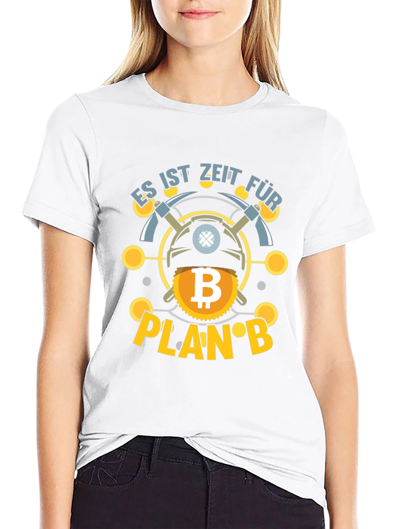 Bitcoin Plan B Graphic T-Shirt