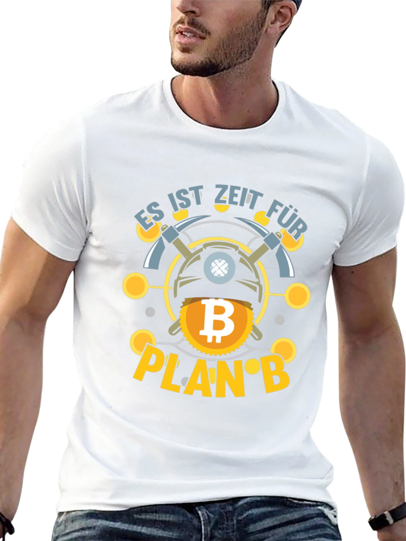 Bitcoin Plan B Graphic T-Shirt
