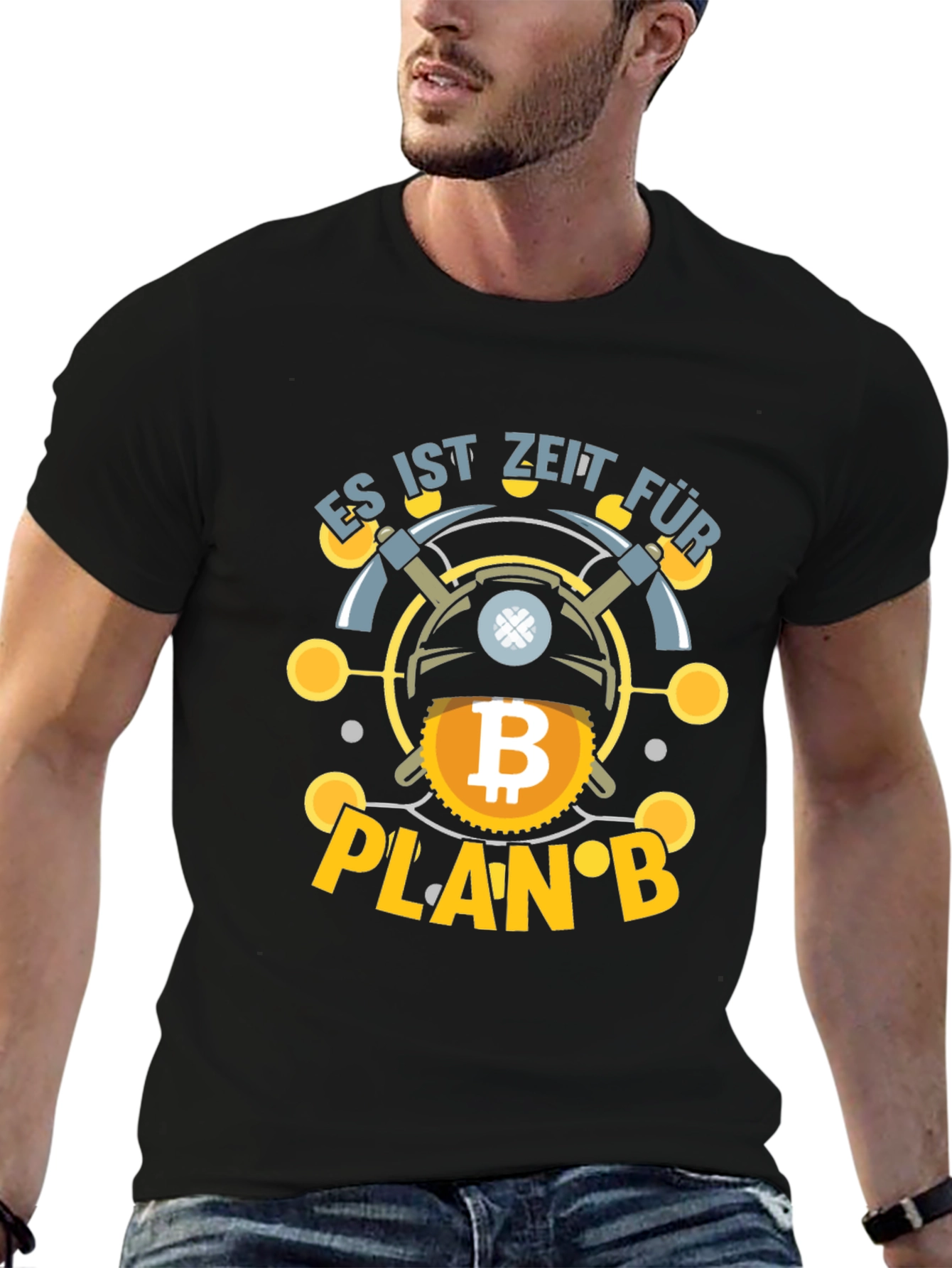 Bitcoin Plan B Graphic T-Shirt