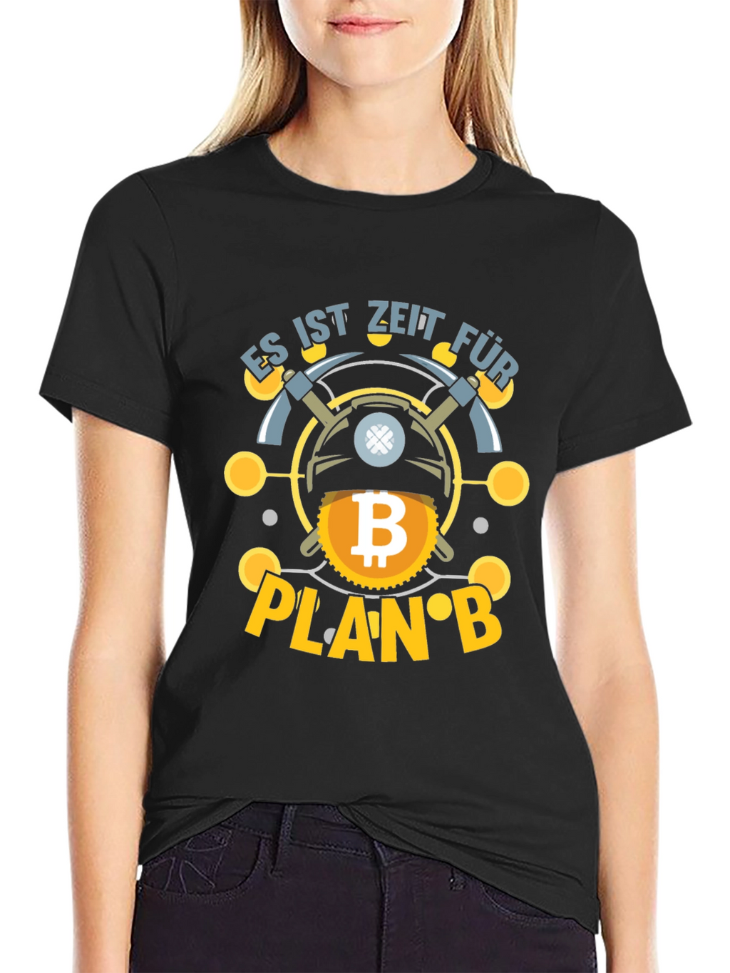 Bitcoin Plan B Graphic T-Shirt
