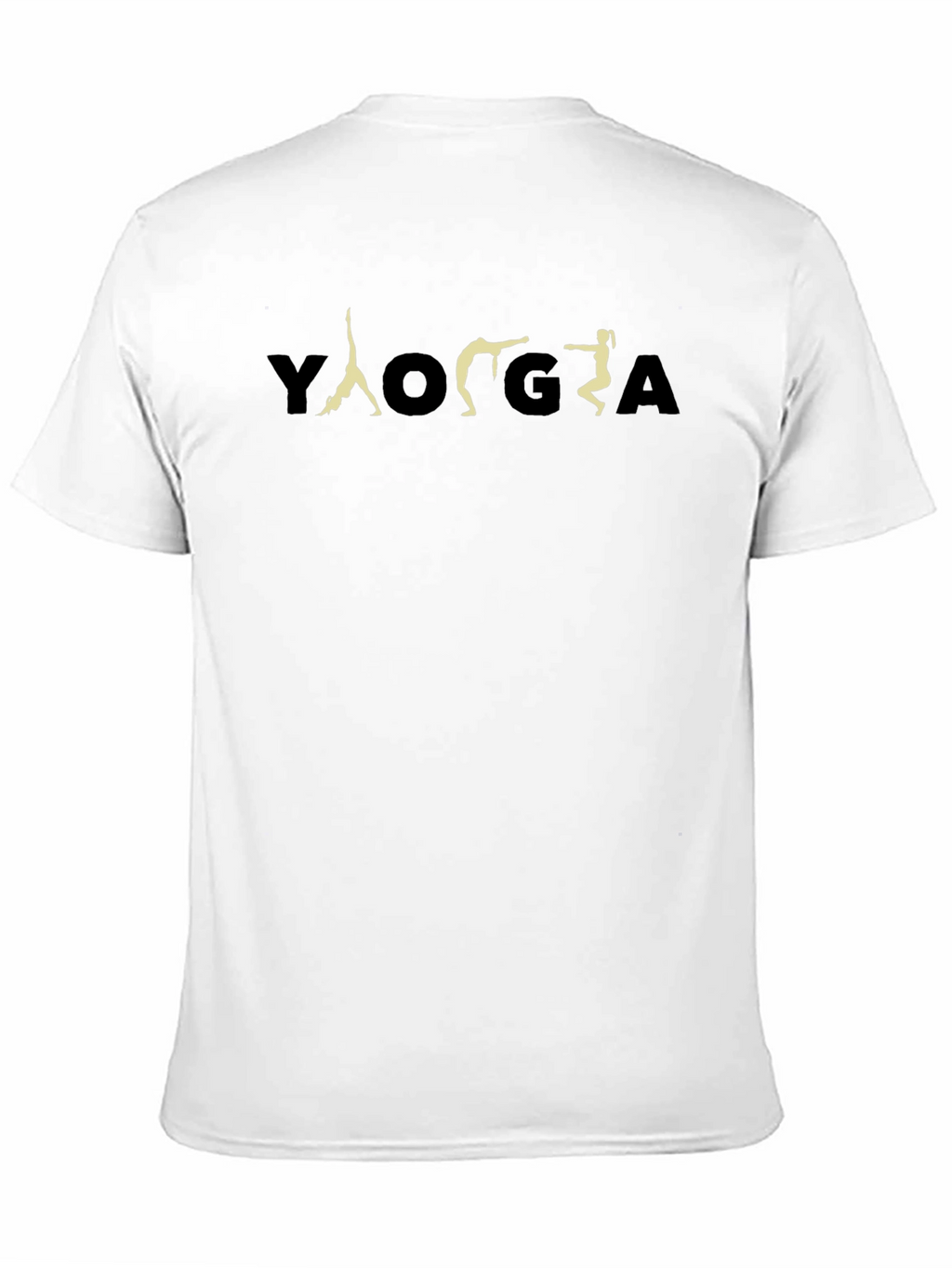 Yoga Poses Graphic Tee - Black