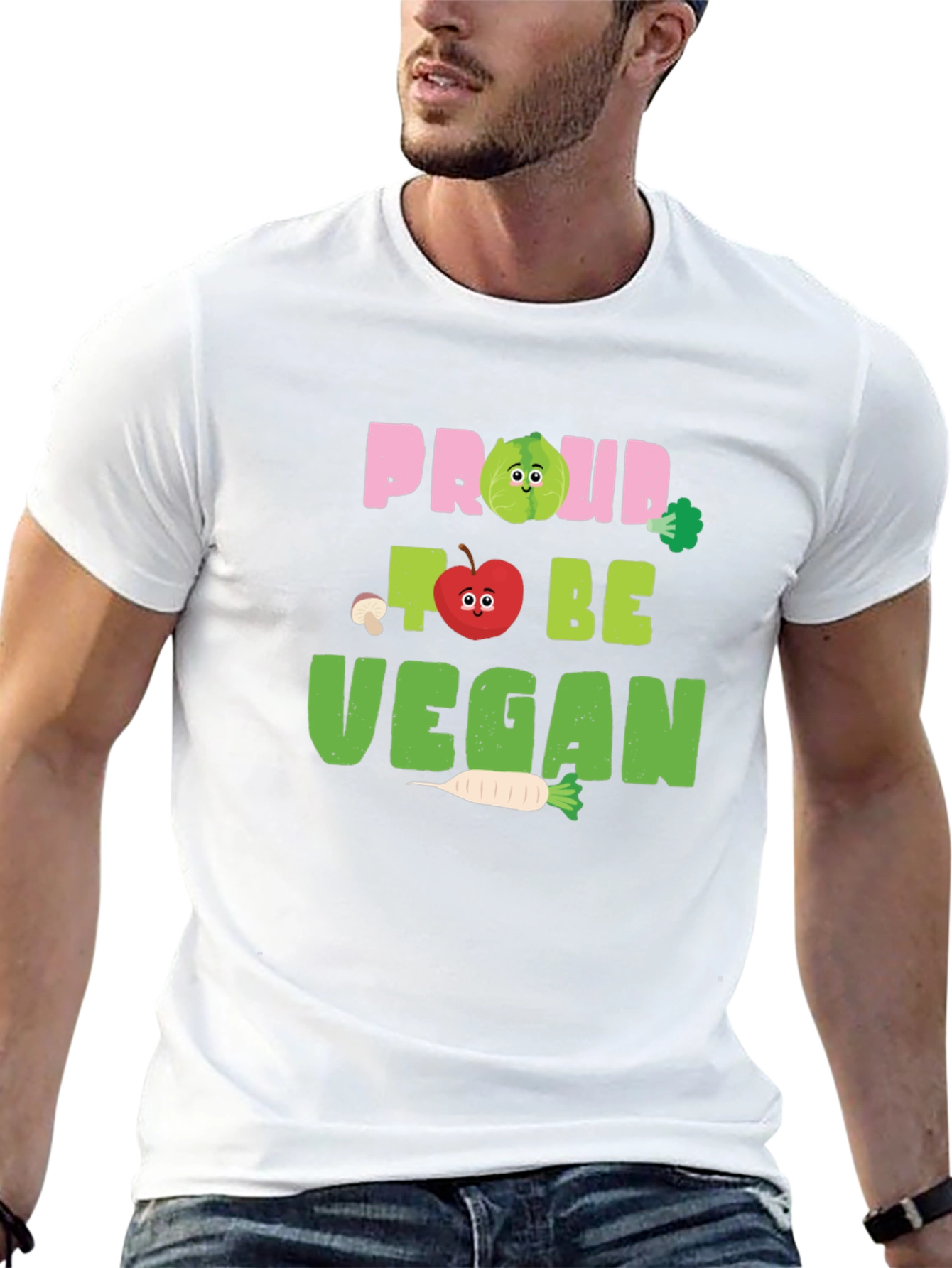 Proud To Be Vegan Graphic T-Shirt
