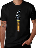 Guitar Neck Graphic Tee - Music Lover T-Shirt