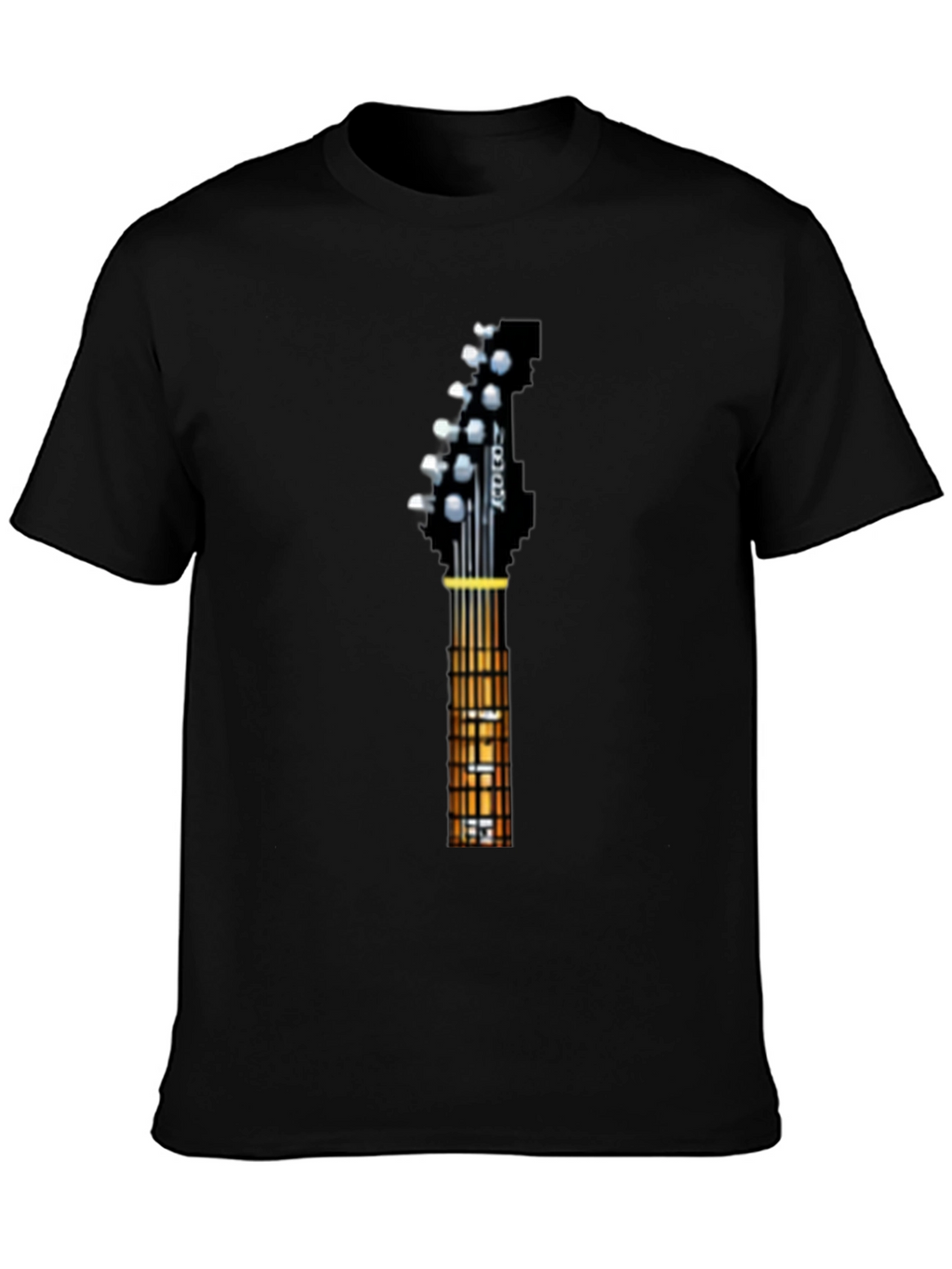 Guitar Neck Graphic Tee - Music Lover T-Shirt