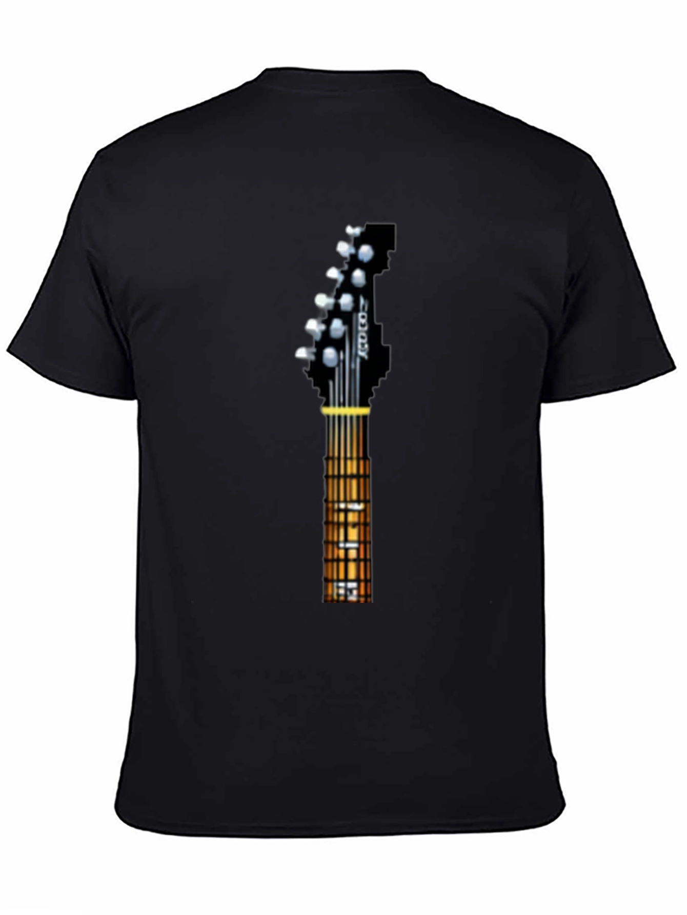 Guitar Neck Graphic Tee - Music Lover T-Shirt