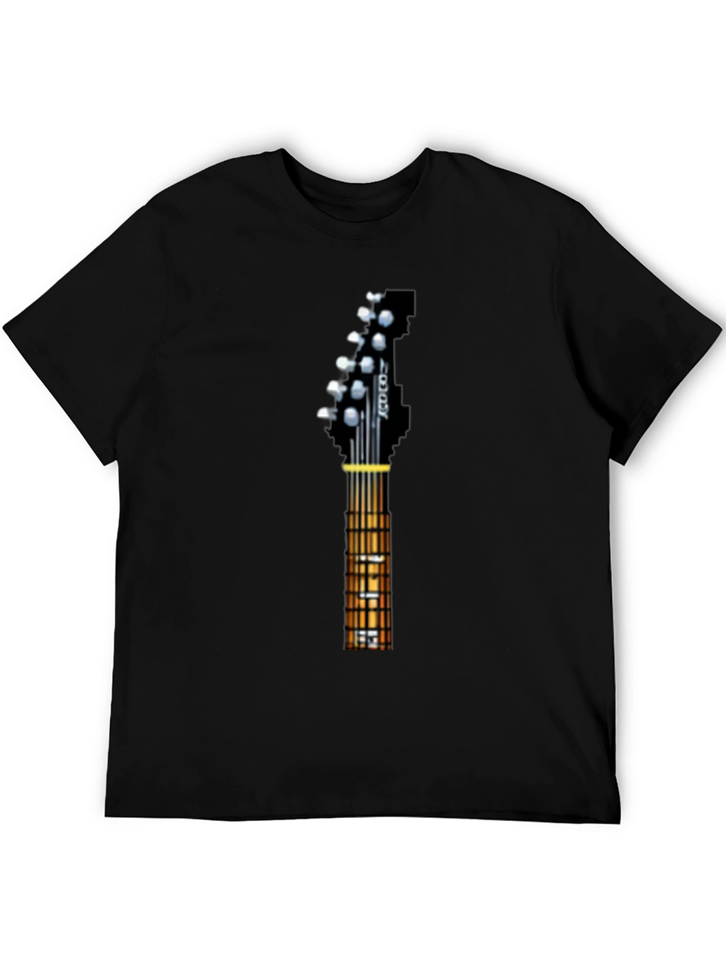 Guitar Neck Graphic Tee - Music Lover T-Shirt