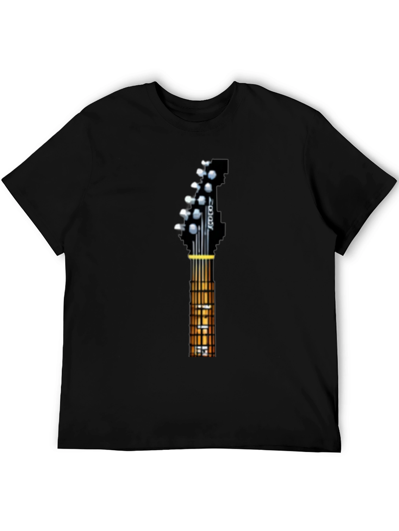 Guitar Neck Graphic Tee - Music Lover T-Shirt