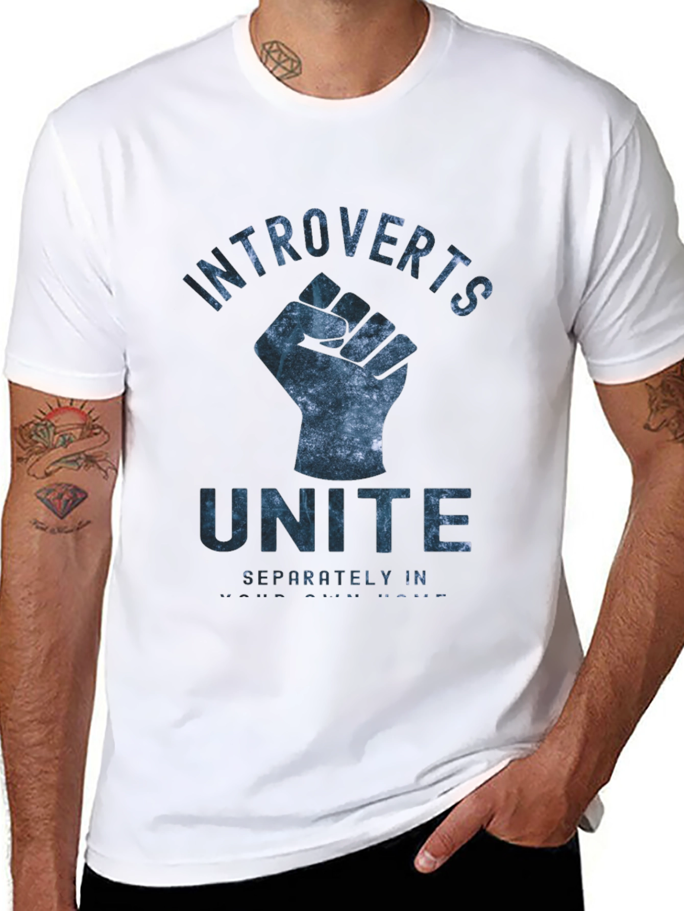 Introverts Unite Graphic T-Shirt