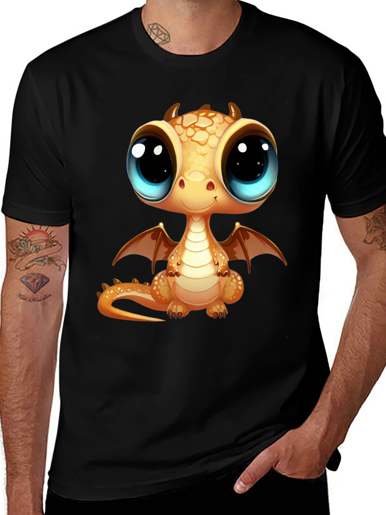 Cute Dragon Graphic T-Shirt