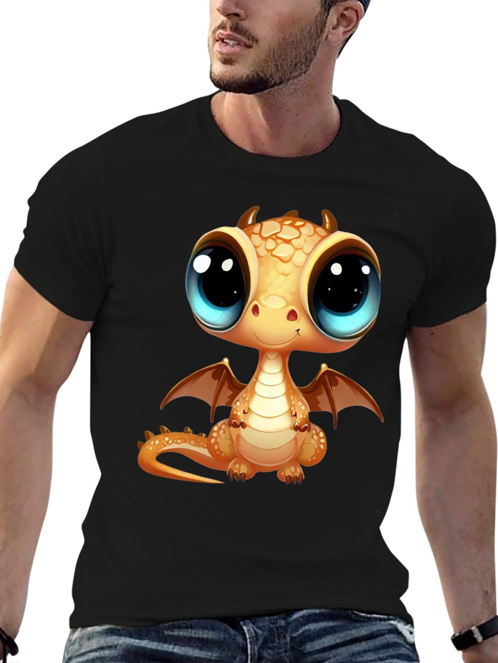 Cute Dragon Graphic T-Shirt