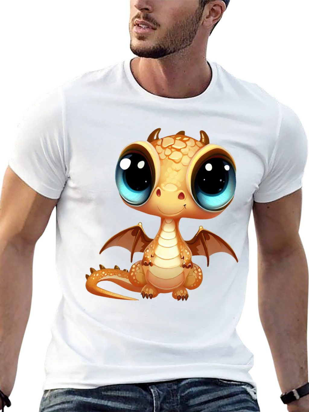 Cute Dragon Graphic T-Shirt