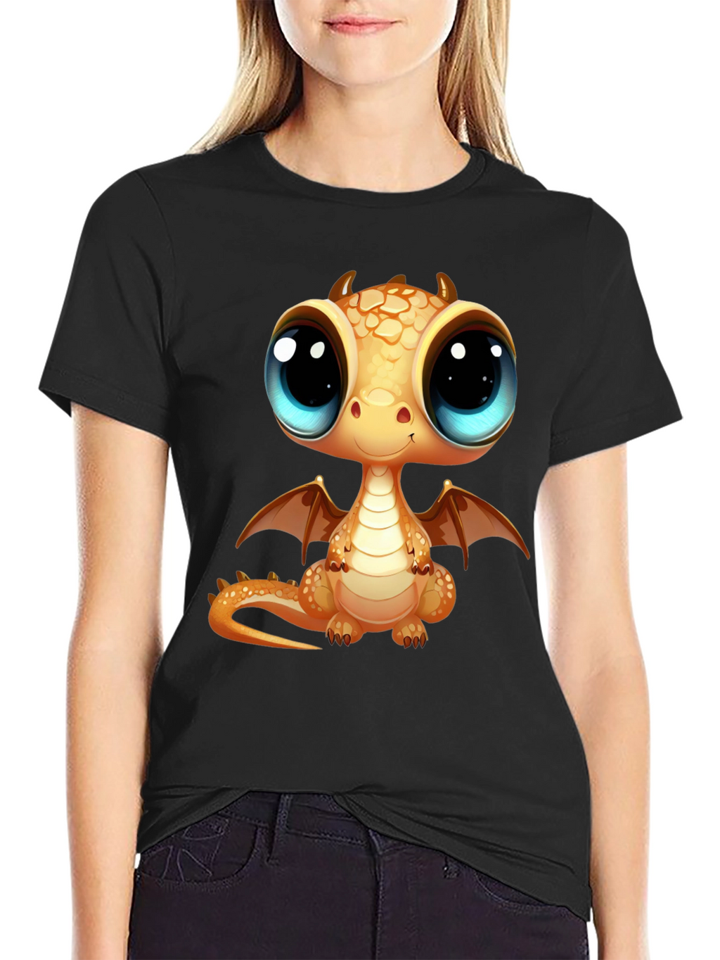 Cute Dragon Graphic T-Shirt