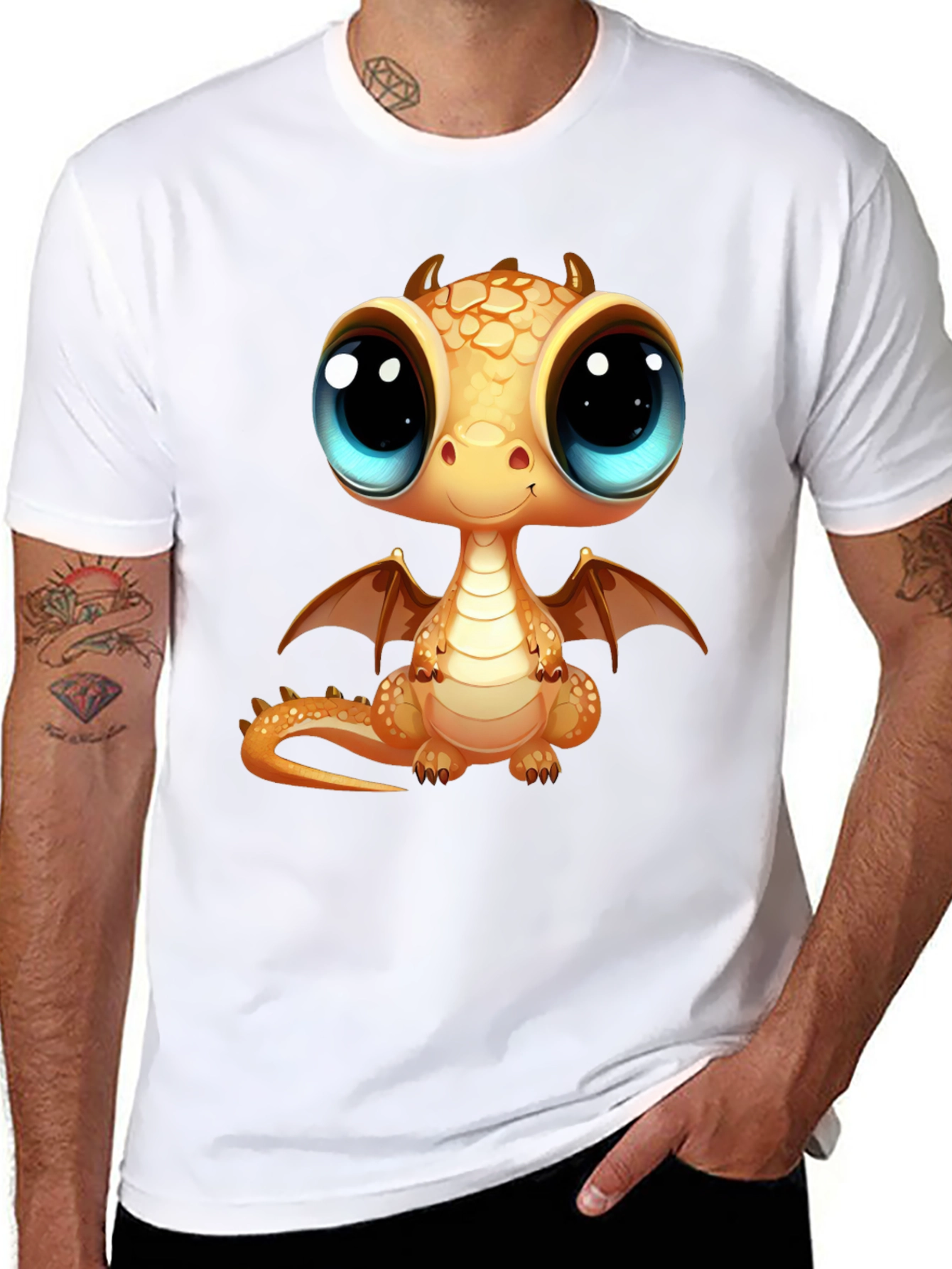 Cute Dragon Graphic T-Shirt