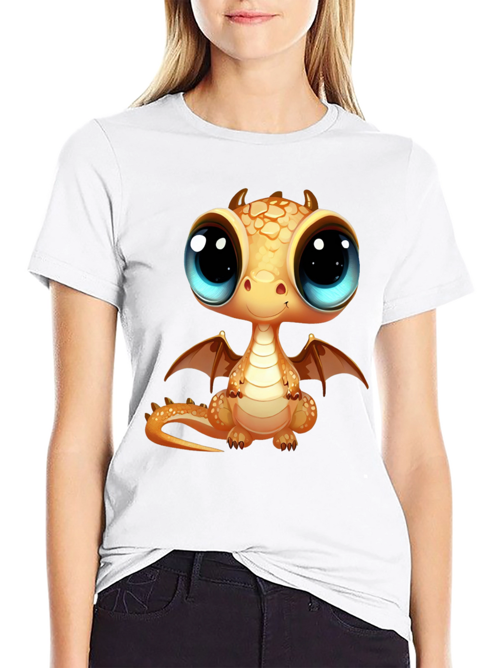 Cute Dragon Graphic T-Shirt
