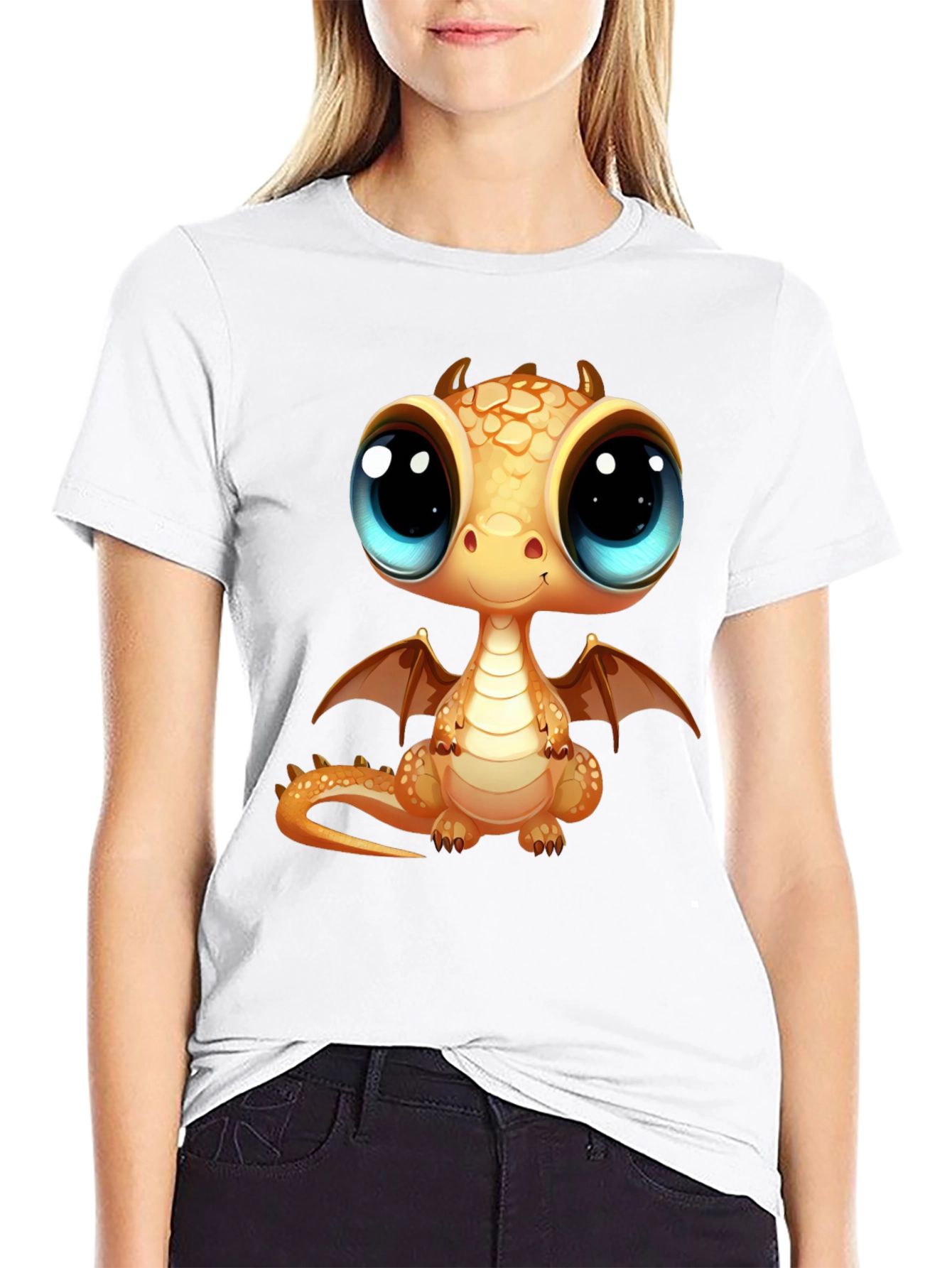 Cute Dragon Graphic T-Shirt