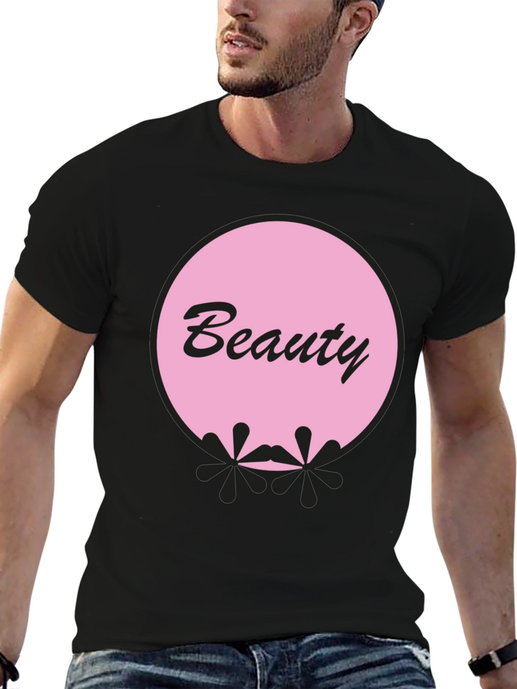 Beauty Graphic Black T-Shirt
