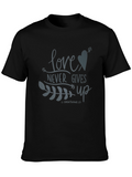 Love Never Gives Up Graphic Tee